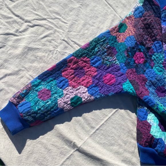 Patchwork QUILT Handmade Jacket Vintage - Picture 16 of 16